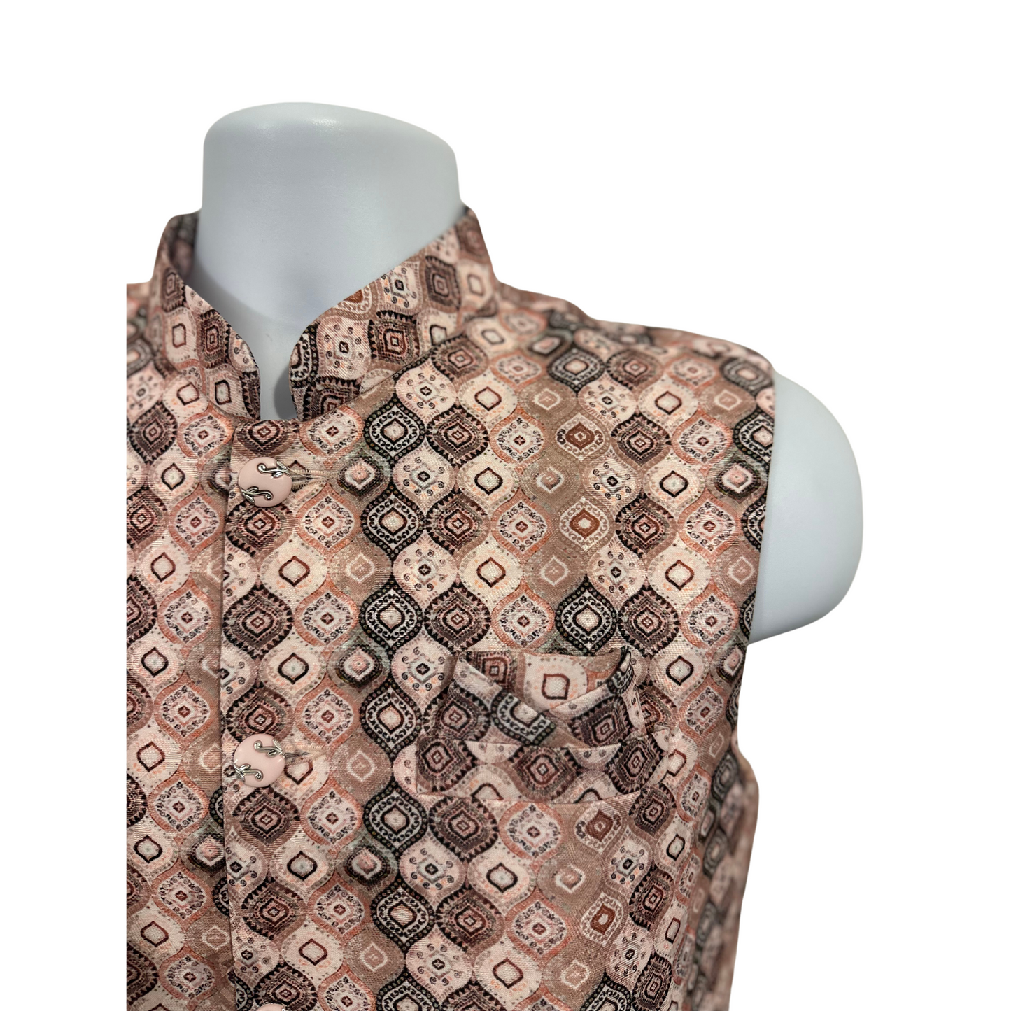 Purple Indian Nehru Waistcoat for men