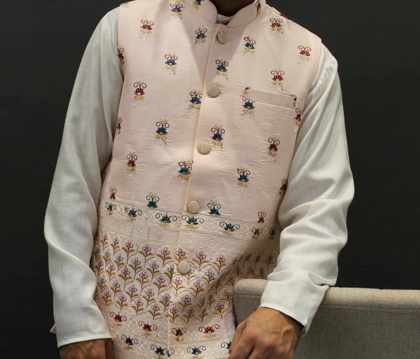 R O N A V - Indian Waistcoat for Men