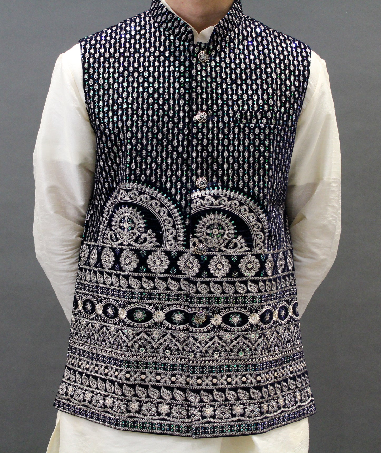 A V I R A J - Indian Waistcoat for Men
