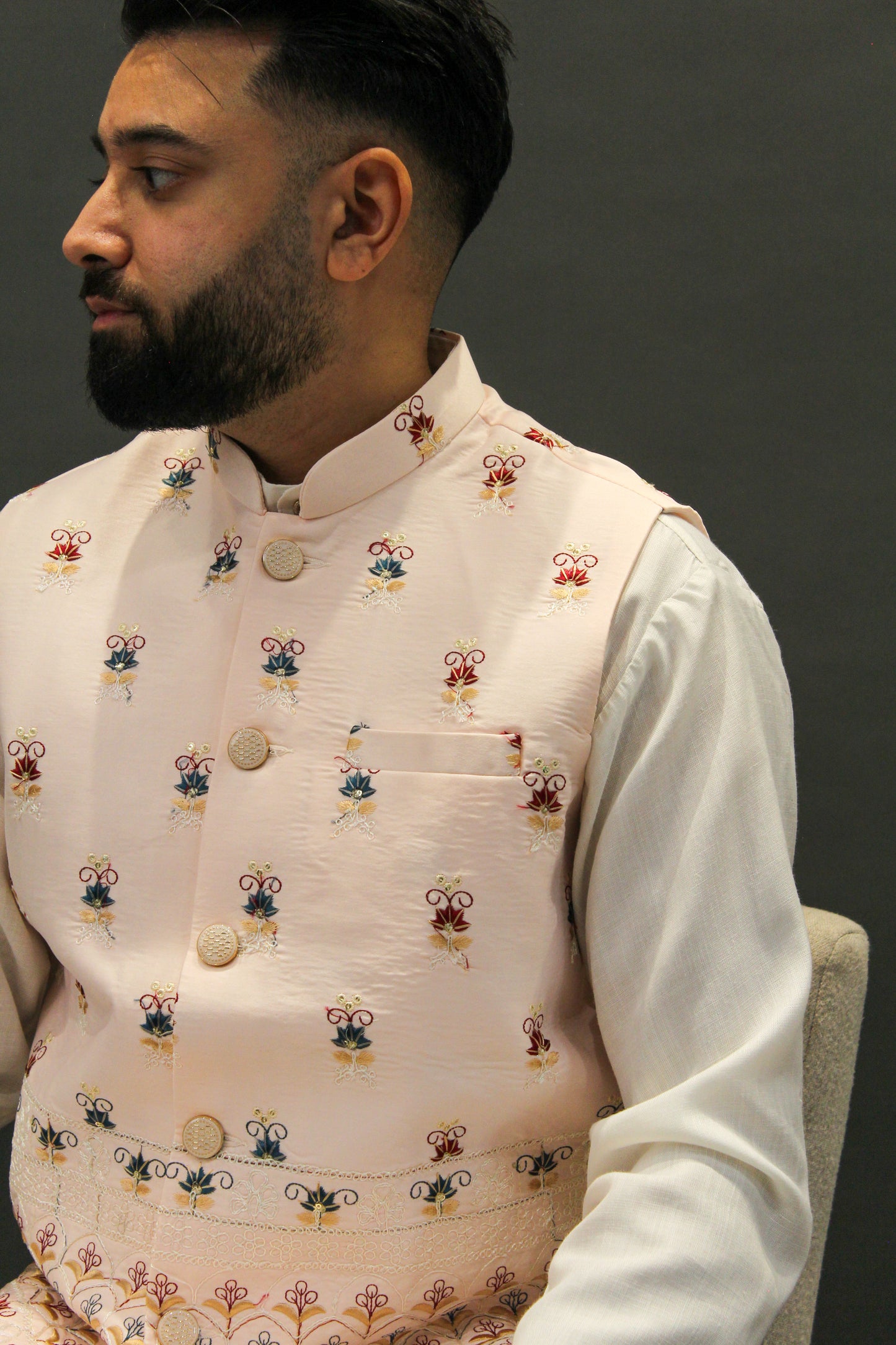 R O N A V - Indian Waistcoat for Men