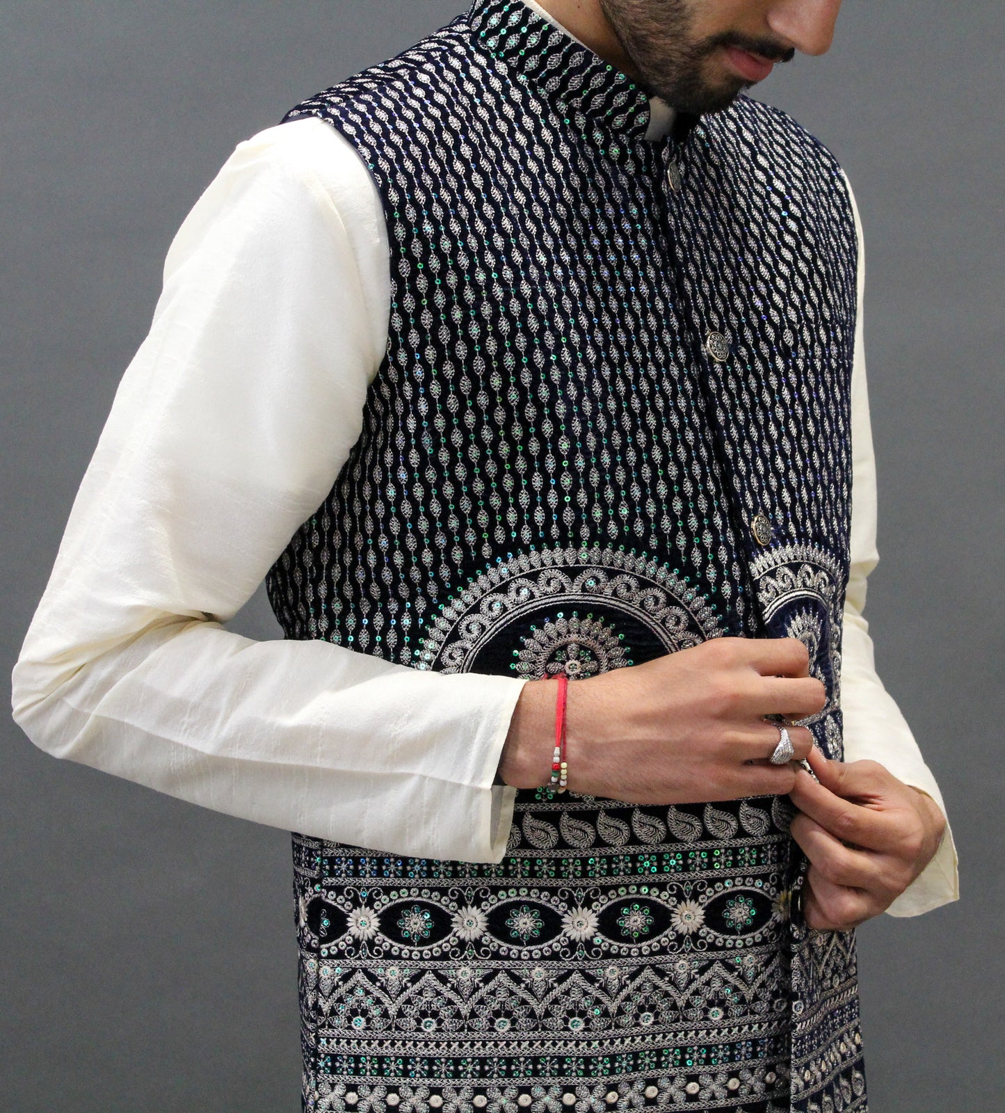 A V I R A J  - Indian Waistcoat for Men