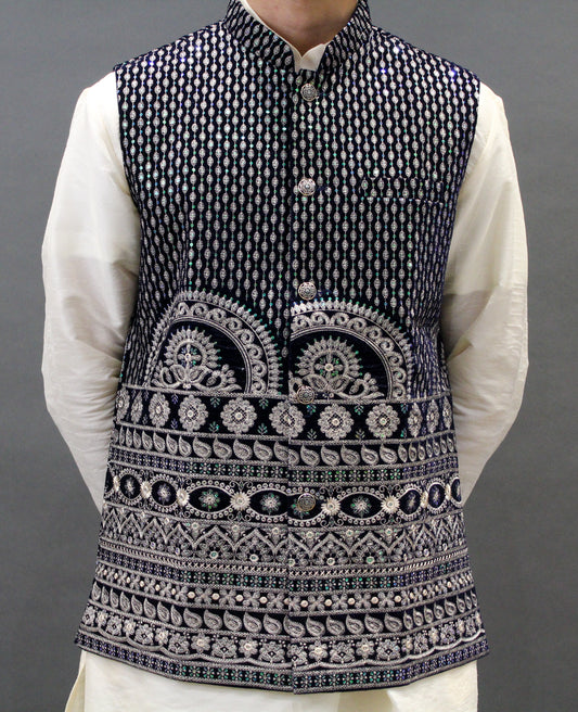 A V I R A J  - Indian Waistcoat for Men